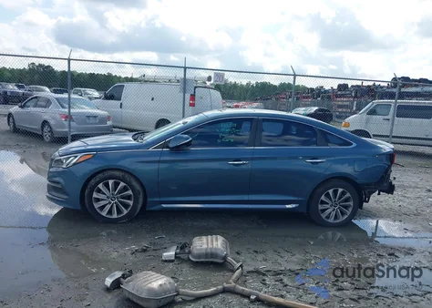2016 Hyundai Sonata Sport z USA, uszkodzony, nr VIN 5NPE34AF7GH380054